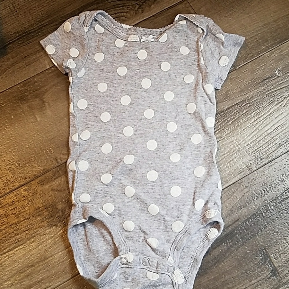 Polka dot onsie